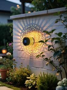 1/2/4 - Piezas Luces de proyección de pavo real solar, Luces de pared LED, Controlador de palanca de plástico, Batería de níquel, Perfectas para decorar jardines, céspedes, terrazas, escaleras y fiestas de cumpleaños