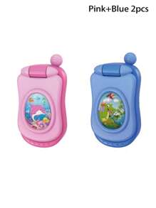 Interesting & Educational Early Learning Cartoon Music Flip-Cover Toy Phone - Exciting Toy Gift For Boys And Girls