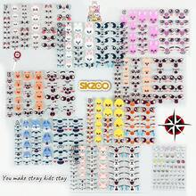 STAY 贴纸，Skzoo 浮雕贴纸/转移贴纸，表情贴纸（成员个人贴纸并非美甲贴纸！它们是转移贴纸，请参考视频了解详细使用方法）Kpop 粉丝装饰品，可爱卡哇伊自嘲熊 3D 美甲贴纸，带背胶，可用于美甲和足部装饰，可爱卡通人物，也适用于 DIY 剪贴簿贴纸、墙贴，可粘贴在任何地方 - 彩色 - 查看 3