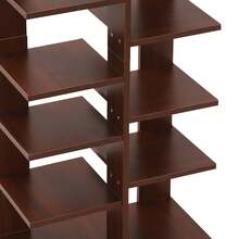 YUNRUX Shoe Cabinets - Chocolate Brown - View 5