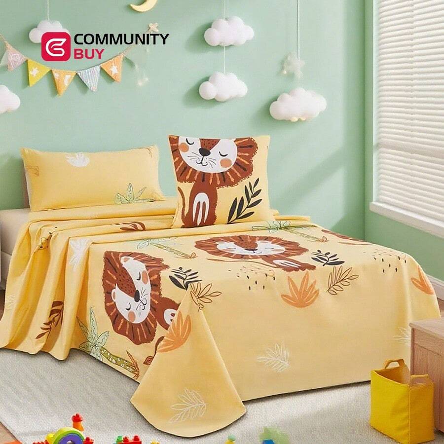 Kids Sheet Sets With Pillowcases - 05 amarillo - 查看 1