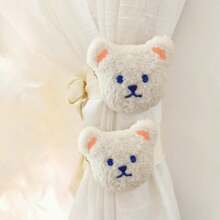 1 cái/2 cái Dây buộc rèm cửa thiết kế hình chú sư tử nhỏ dễ thương, trang trí phòng trẻ em, dây buộc màn chống muỗi, dây buộc rèm cửa/cửa sổ, dây buộc màn che nắng màu cà phê - Nhiều màu - Xem 17