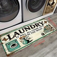 Anti-Slip And Oil-Proof Floor Mats For Kitchen, Living Room, Laundry Room, And Bathroom Decoration. Available In A Variety Of Carpet Sizes. Soft, Waterproof, Machine Washable, And Stain Resistant.