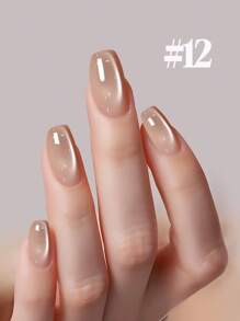 10ml Summer Autumn Nails Halloween Nails Ice Transparent White Brown Pink Glass Bead Cat's Eye Gel Nail Polish Hot Selling Whitening Popular Gel For Nail Salon Nail Art Nail Supplies