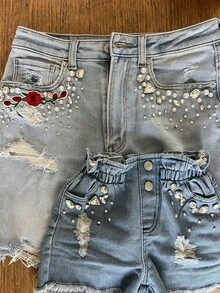 1 Pack Of Approx. 130/100/50pcs Gold Sew On Rhinestones, Mixed Shape Metal Claw Sewing Glass Gems, Rhinestone Embellishments - Mixed Color Silver Base 130pcs - View 5