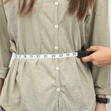 1件装自动卷尺，自动伸缩式，可自动收紧，柔软舒适，可用于精确测量身体肌肉增长、腰围、胸围、臀围、缝纫和布料等。