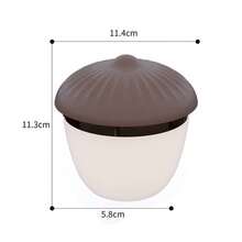 5/2/1-Pack Plastic Snail Trap, White Top Brown Bottom Snail Cage Catcher, Pine Cone Snail Trap For Home, Kitchen, Garden, Farm, Slug Reptile Catching Box - Multicolor - View 5