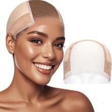 Lace Wig Grip Cap For Women - 4x5inches Ultra-Thin Transparent Swiss HD Lace Front For Gluelace Wigs - Comfortable Non-Slip Adjustable Elastic Headband With Hook And Loop