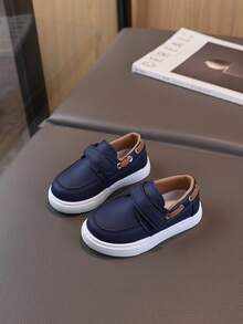 1 Pair Kids Shoes, New Spring/Autumn Boys Sports Shoes Girls Casual Sneakers, Soft Sole Baby Shoes - Blue - View 1