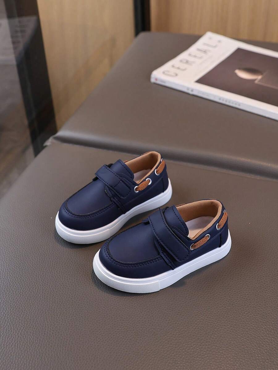 1 Pair Kids Shoes, New Spring/Autumn Boys Sports Shoes Girls Casual Sneakers, Soft Sole Baby Shoes - Blue - View 1