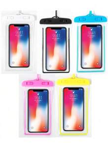 1/3/5 pezzi Custodia impermeabile e trasparente per telefono, protezione subacquea per nuoto, immersioni, surf e kayak | Compatibile con touch screen | Ideale per spiaggia, crociera, pesca e attività all'aperto | Essenziale per le vacanze estive