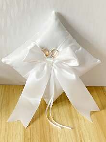 1pc Ring Holder (Ring Not Included), Suitable For Any Wedding Use