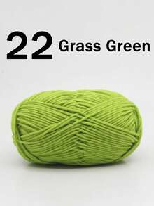 1/2pcs 5-Ply Mixed Milky Acrylic Yarn, 50g/Pc, 100% Acrylic Soft Yarn, Medium Coarse Milk Yarn - Perfect For Hand Knitting, Hand Weaving, DIY Crafts, Knitting, And Crochet, Soft & Versatile, Used For DIY Crocheting And Knitting Bags