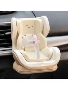 1pc Car Vent Clip Decor Doll Seat Doll House Accessory With Safety Belt, Random Style