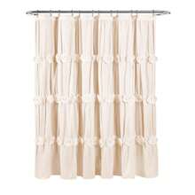 Lush Decor Darla Shower Curtain Blush 72X72 Halloween-Fall Decor-Room Decor - Ivory - View 7