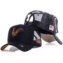 American Country Trucker Cap ORIGINAL Canvas No Limit Of The Loop Other Vintage Embroidered Fabric Country Cap All - REF. 4 - View 2