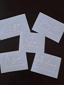 Nhãn dán tên tùy chỉnh cá nhân, Nhãn dán decal vinyl, Nhãn dán tên, Nhãn dán ngày tháng, Quà tặng tự làm, Thủ công, Chữ viết tay, Nhãn dán đám cưới, Nhãn dán quà tặng. Nhãn dán tên ba chiều có thể tùy chỉnh cho ly, cốc, cuộn, bóng bay, trang trí Giáng sinh, Đa chức năng, Trang trí, Có thể tái sử dụng, Tinh tế, Phong cách, Chất lượng cao, Đầy màu sắc, Hiện đại, Tùy chỉnh, Cá nhân hóa, Độc đáo, Quà tặng lý tưởng cho anh ấy, Quà tặng lý tưởng cho cô ấy, Bạn trai, Bố, Bạn gái, Mẹ, Gia đình, Bạn bè, Phòng trà, Nhà, Vườn, Văn phòng, Cho kỷ niệm, Cho ngày Valentine, Cho Ngày của Mẹ, Cho sinh nhật, Cho Ngày của Cha, Cho lễ tốt nghiệp, Cho đám cưới, Cho tân gia, Đồ trang trí nhà cửa tùy chỉnh, Quà tặng trang trí phòng nhà, Thiết kế sang trọng, Tình yêu vĩnh cửu - Nhiều màu - Xem 3