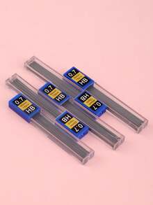 48pcs/24pcs/10pcs 0.5/0.7mm Automatic Pencil Lead HB Resin Active Pencil Lead Writing Supplies School Stationery (12 Pieces Per Box) - Black - View 7