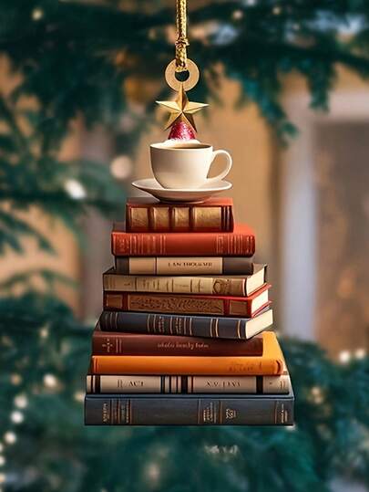 1pc Acrylic Christmas Tree Bookends For Hanging Decorations, Holiday Home Decor, Christmas Decor, No Electricity Required, Featherless, Car And Keychain Accessories, Party Favors Christmas Decorations(Please Remove The Film And Use It,Rope Color Random.) Room Decor Winter