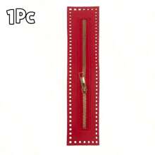 1件/2件/3件皮革拉链编织袋拉链带针孔27厘米长双面皮革拉链 - 彩色 - 查看 14