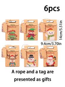 10pcs/20pcs/30pcs Christmas Birthday Gift Packaging Boxes, Candy Cookies Food Paper Boxes, New Creative Christmas Candy Apple Boxes, Gift Packaging Boxes, Holiday Gift Boxes, Small House Advent Calendar Boxes, Christmas Gift Candy Boxes Christmas Christmas Decorations Christmas Pajamas Christmas Gifts Christmas Decor