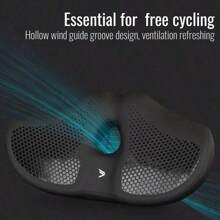 1 件超大自行车座垫，柔软弹性减震替换鞍座，适用于山地/公路/通勤自行车，黑色/棕色宽厚人体工学自行车座椅，防水电动自行车/折叠自行车座垫，舒适骑行必备