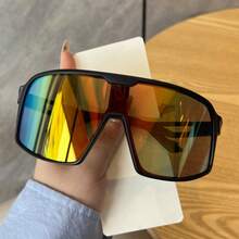 1 件女士个性化眼镜户外全框时尚男女通用运动骑行旅行秋季配件护目镜