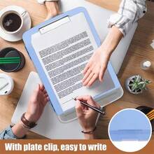 Clipboard With Storage Case Plastic A4 Clipboard Storage For School & Office - Black - View 9