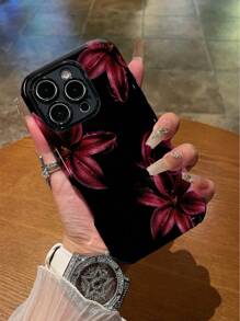 1 件全新甜美粉色浪漫海洋元素贝壳与海星图案防震防滑柔软 TPU + PC 二合一材质手机壳适用于 Apple 16/16 Plus/16 Pro/16 Pro Max 防水防摔防刮