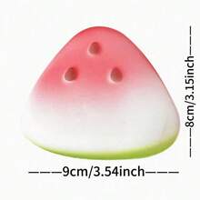 Wassermelonen-Quetsch-Stressball, weich & langsam rückfedernd, Frucht-Fidget-Spielzeug zur Stresslinderung