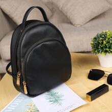 Mochila pequeña negra elegante - Perfecta para uso diario