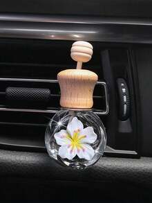 1 pièce Bouteille de parfum vide de sortie d'air de voiture, décoration de fleur mignonne pour la décoration de voiture - Taille Unique - Voir 22