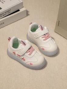 Toddler Shoes, 2025 New Soft Bottom Anti-Slip Comfortable Light-Up Unisex Kids Casual Sneakers, Spring/Autumn - Pink - View 5