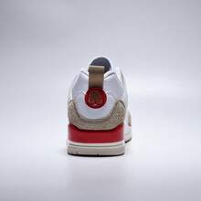 Nike Men's Jordan Spizike Low Basketball Shoes, Low-Top FQ1759-105 - White - View 4