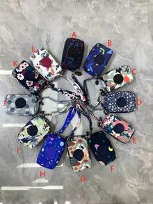 1pcs señoras de nylon compuesto de tela de estilo casual para el uso diario / moda creativa señoras pequeña cartera, billetera pequeña, cartera de estudiante, señoras de regalo, mini cartera, monedero - verde menta - Ver 8