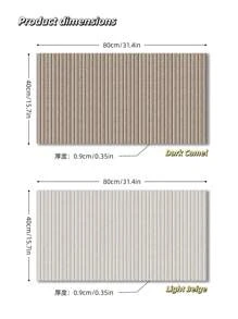 1 个免打孔矩形壁挂式毛毡板，配有垂直条纹现代织物框架，照片墙背景板，可拆卸公告板，适用于学校、家庭和办公室，女性备忘录公告板，DIY 照片制作板，留言板，用于墙面装饰、房间装饰、聚会和派对照片展示、惊喜公告和墙壁存储，适用于卧室/书房/客厅/办公室/教室/宿舍 - 彩色 - 查看 6