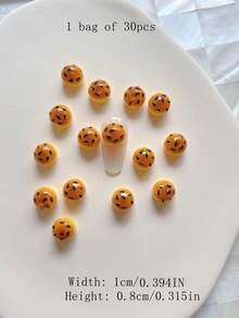 1 Pack 3D Resin Jewelry Decorations, Chinese Steamed Buns, Dumplings, Hamburgers, Bread Resin Accessories