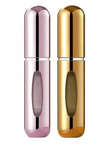 Portable Perfume Atomizer - Refillable Travel Perfume Bottle 5ml Spray Bottle - Refillable Mini Perfume Bottle - Refillable Leakproof Travel Perfume Atomizer - Bottom Direct Filling Perfume Dispenser Self-Pump Spray Bottle Aluminum Push-To-Drink Perfume Bottle - Multicolor - View 11