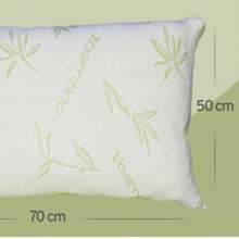 Made In Turkey - Bamboo Series Filled Pillow – Soft Support, Hypoallergenic Sleep Pillow - White - View 4