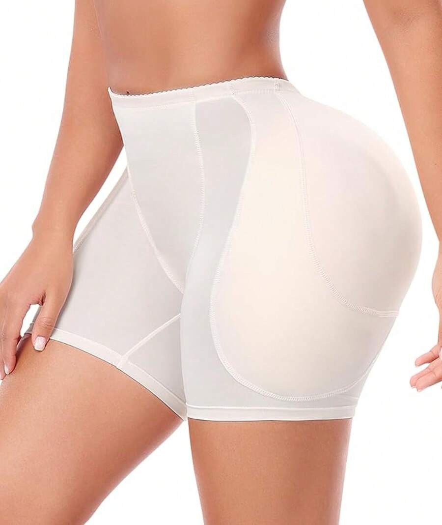 Women's Hip Padded Shapewear Booty Lifter Control Panty - 米色 - 查看 1