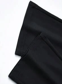 1 Piece Men's Casual Pants, Men's Casual Pants, Men's Trousers, Versatile And Comfortable, Men's All-Purpose Casual Pants, Solid Design, Simple And Elegant, Comfortable To Wear When Going Out, Golf Casual Pants, Casual Pants, Handsome Travel - 黑色 - 查看 4