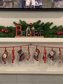 10pcs Artificial Pine Branches, Fake Pine Stems, Green Pine Branches For Christmas Wreaths, Christmas Trees, Closet DIY, Winter Home Decor - Multicolor - View 11