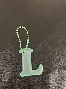 26pcs Reflective English Letter Pendant Series, Cycling Backpack Charm, Night Visible Keychain, Car Accessories, Women's, Wallet Charm - Multicolor - View 27