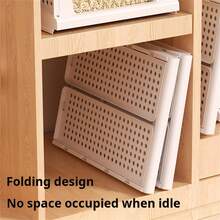 衣柜收纳架多层抽屉式分层隔断储物架家用卧室收纳盒橱柜隔断置物架 - 白色 - 查看 11