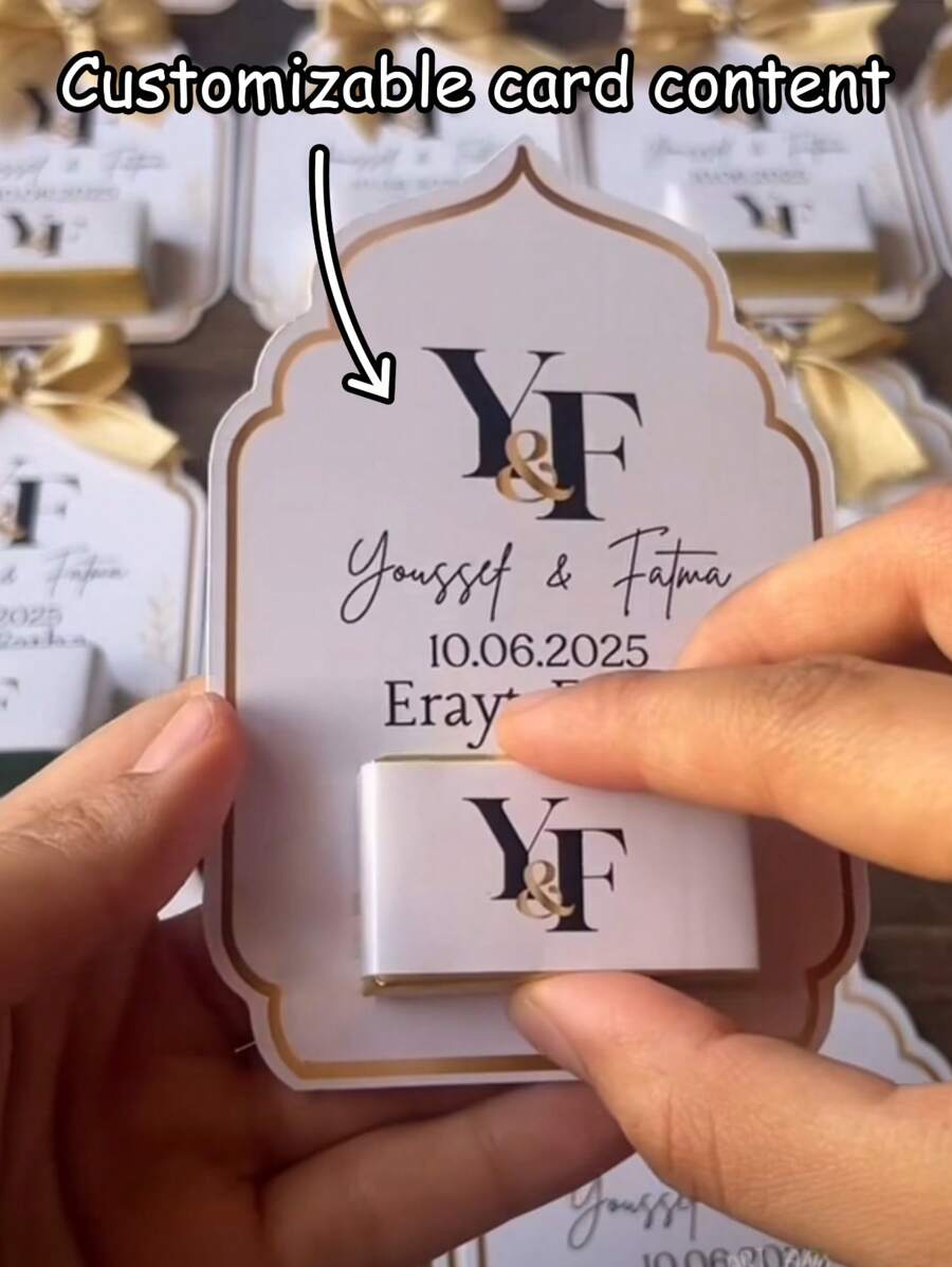 10pcs Wedding Gift Cards, Chocolate Gift Cards, Wedding Greeting Cards, Wedding Cards, Card Combination