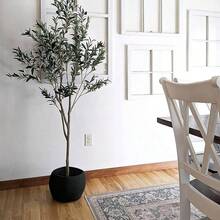 OYHOMO 1pc Small Round Globosity Storage Basket With Handle - 10" X 8" Boho Decor Woven Storage Organizer For Bathroom, Living Room, Bedroom, Office - Multipurpose Open-Top Container For Stationery, Keys, Towels, Plants & Home Decor - Multicolor - View 9