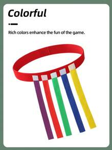 Children's Interactive Toy - Tail Pulling Game Set, Waistband + 5 Colorful Tails, Kindergarten Parent-Child Interactive Toy, Fun Chasing Game Props, Sports Early Education Physical Training Equipment, Outdoor Party Group Game, & Material, Christmas, Halloween, Thanksgiving Family Party Game, Children's Gift Set