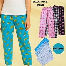 01 PRINTED POLYESTER SLEEPING PANTS (PANTS ONLY) - Multicolor - View 3