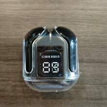 Tws Original Packaging T2 Wireless Bluetooth Headset Transparent Headphones ENC LED Power Digital Display Stereo Sound Earphones For All Smartphones 150mAh