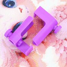 Diamant-Malerei Leinwand Tischklemmen-Set, Diamant-Malerei Leinwand Rollenhalter, Diamant-Kunst-Sets und Bastelzubehör für Erwachsene, Geschenk für DIY Diamant-Maler